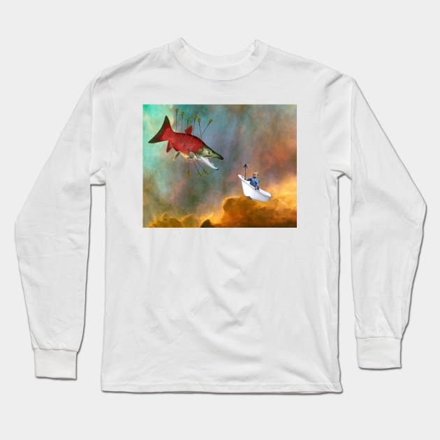 Fish Hunt Long Sleeve T-Shirt by Loveday101